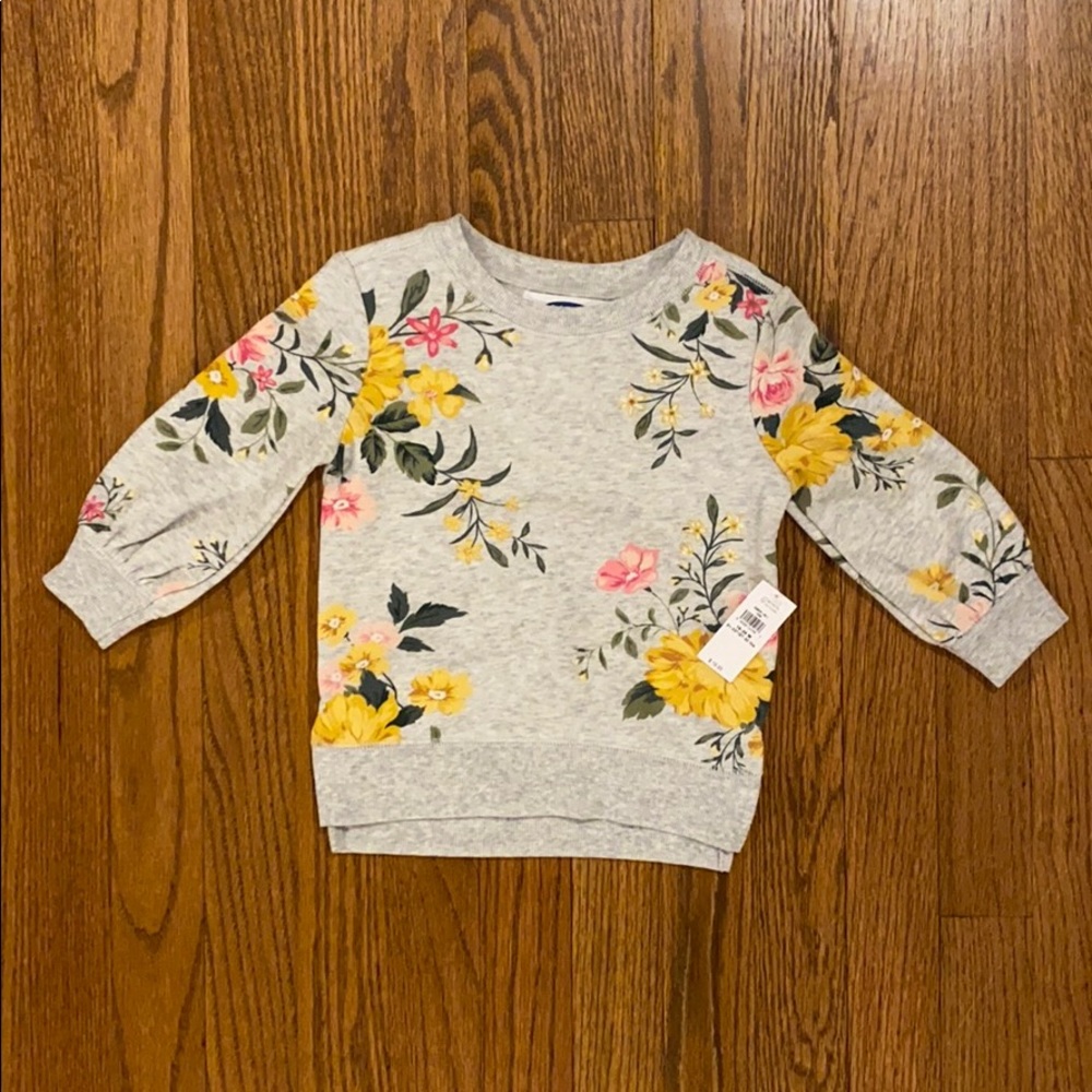 Old Navy Floral Sweatshirt.